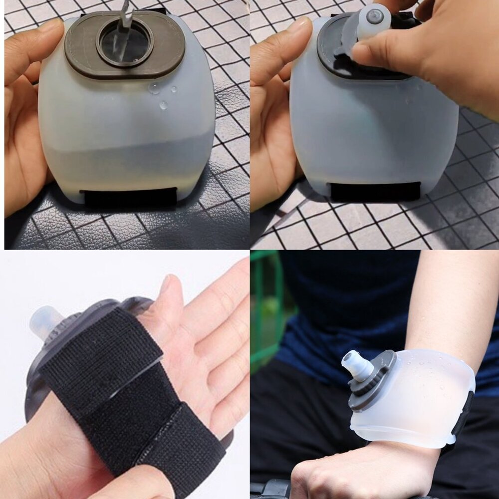 Running Sports Wrist Kettle Cycling Marathon Hydration Wrist Water Bottle - Picture 2 of 8